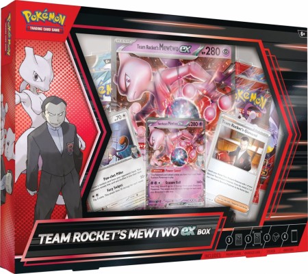 Team Rocket's Mewtwo EX Collection boks (forhåndsbestilling)