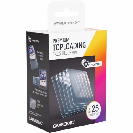 GameGenic Premium Exoshield tToploader Klar (25pk)