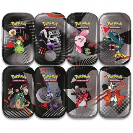 Black Bolt & White Flare mini tins