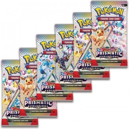dce884d3fe1d809fdc9642b1549ac0ae.jpeg Prismatic Evolutions Boosterpack - Bilde 1