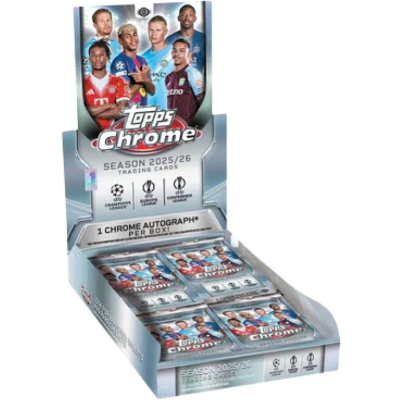 ad7729f50021f85408364fb2d19f9782.jpg TOPPS Chrome Hobby Boosterpack - Bilde 1