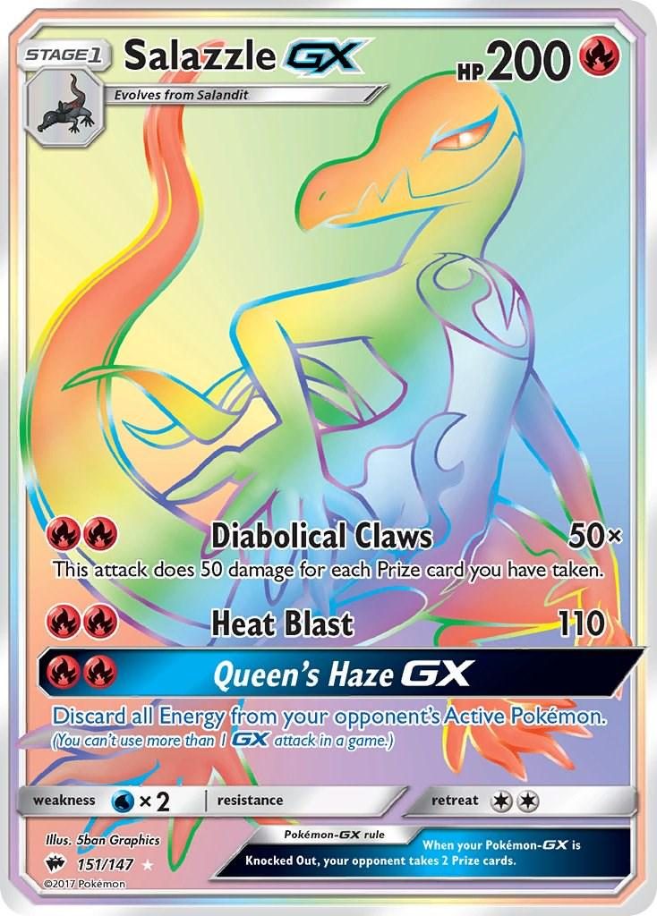 d74550a0b7dd3fdc9b7b66e29416853d.jpg Salazzle GX #151/147 - Bilde 1