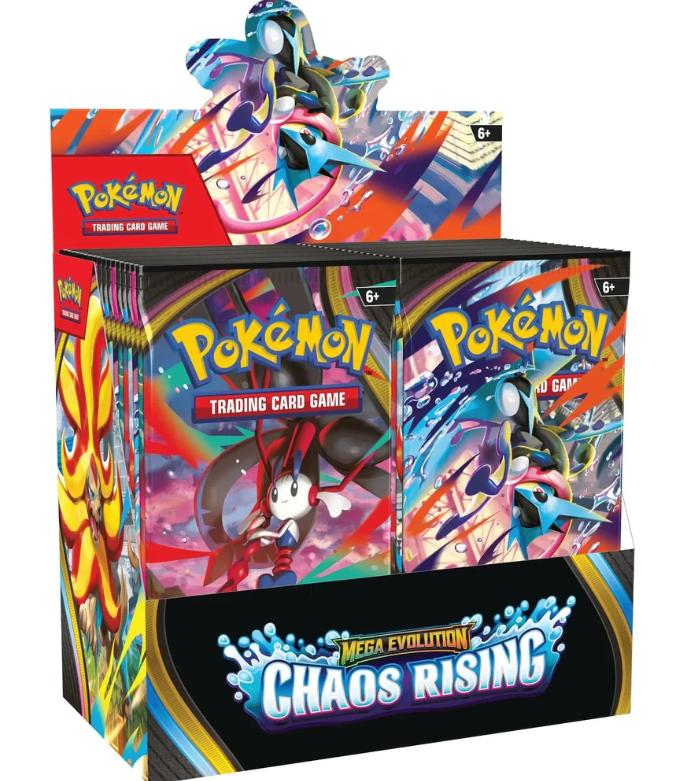 dad8786cc03dadc2fe15b75b5721fede.png Pokemon Chaos Rising - Boosterboks (SKIP THE LINE) - Bilde 1