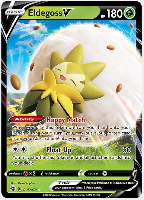 8e091d80b8f6f77da07269549dbba770.png Eldegoss V #005/073 - Bilde 1