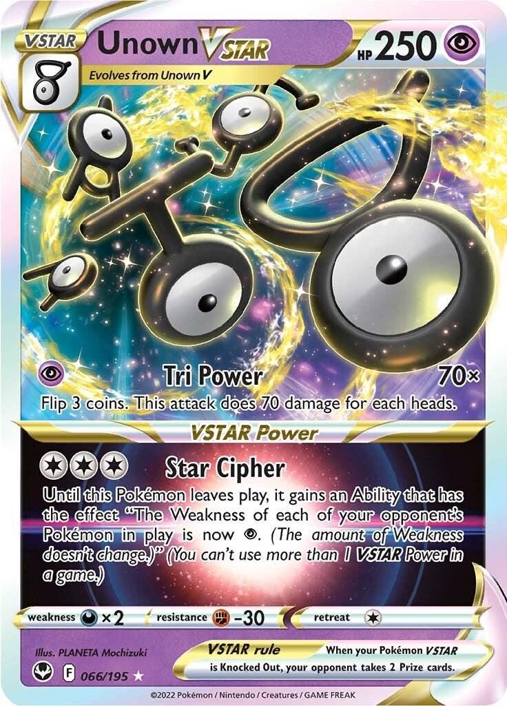 0bbd812f72e081b428192bbd32024cf9.jpg Unown VSTAR #066/195 - Bilde 1