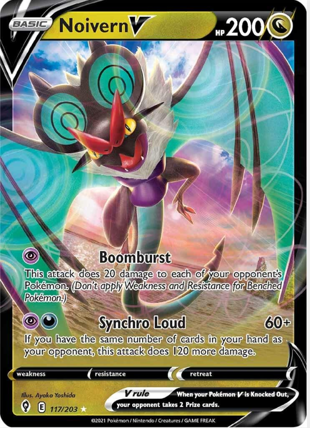 0a8eb9b105b001248e48475833769bfd.png Noivern V #117/203 - Bilde 1