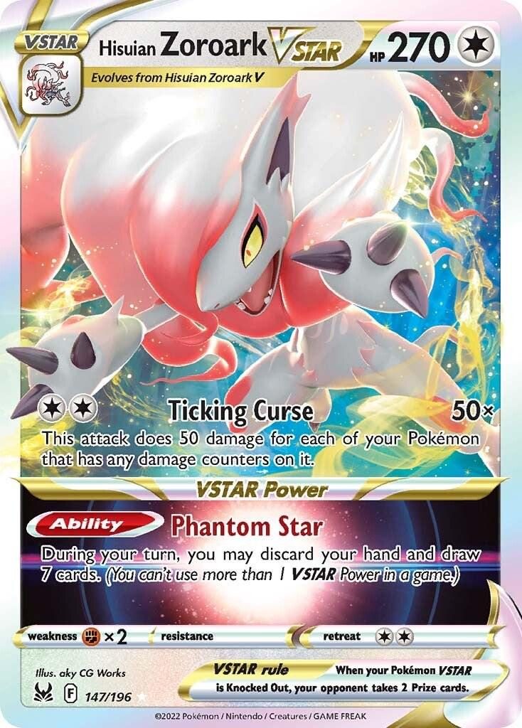 174615f9d83277c2ed416d738c79ab3d.jpg Hisuian Zoroark VSTAR #147/196 - Bilde 1