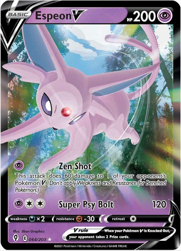 37b80ddc8a829962aab7a3be9cb436ef.png Espeon V #064/203 - Bilde 1