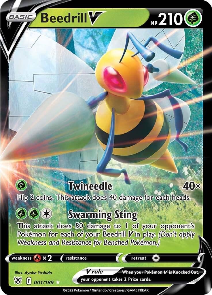 63c954cedd3e37445c44e527590a5b52.jpg Beedrill V #001/189 - Bilde 1