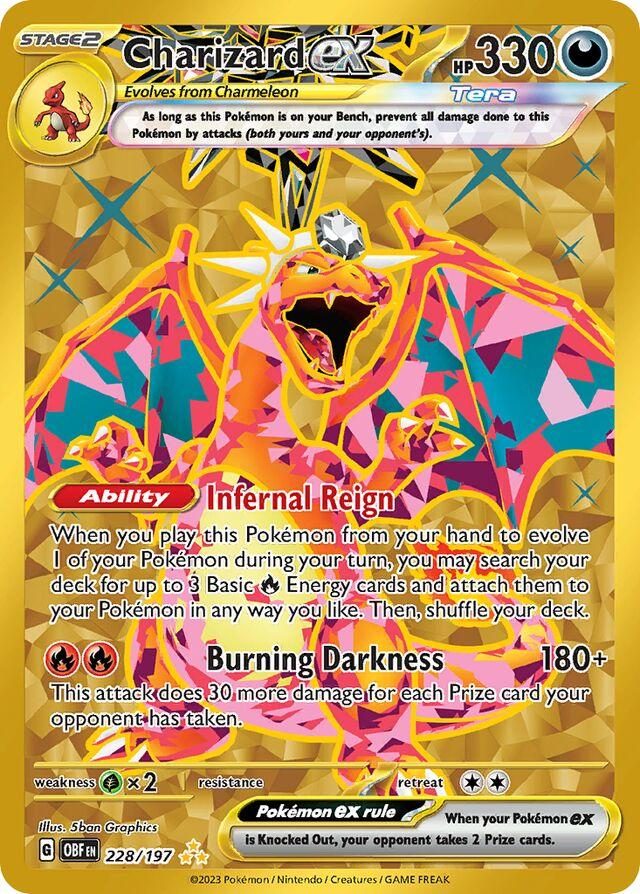 ae293a372d25098f92edb81bafd7903e.jpg Charizard EX #228/197 - Bilde 1