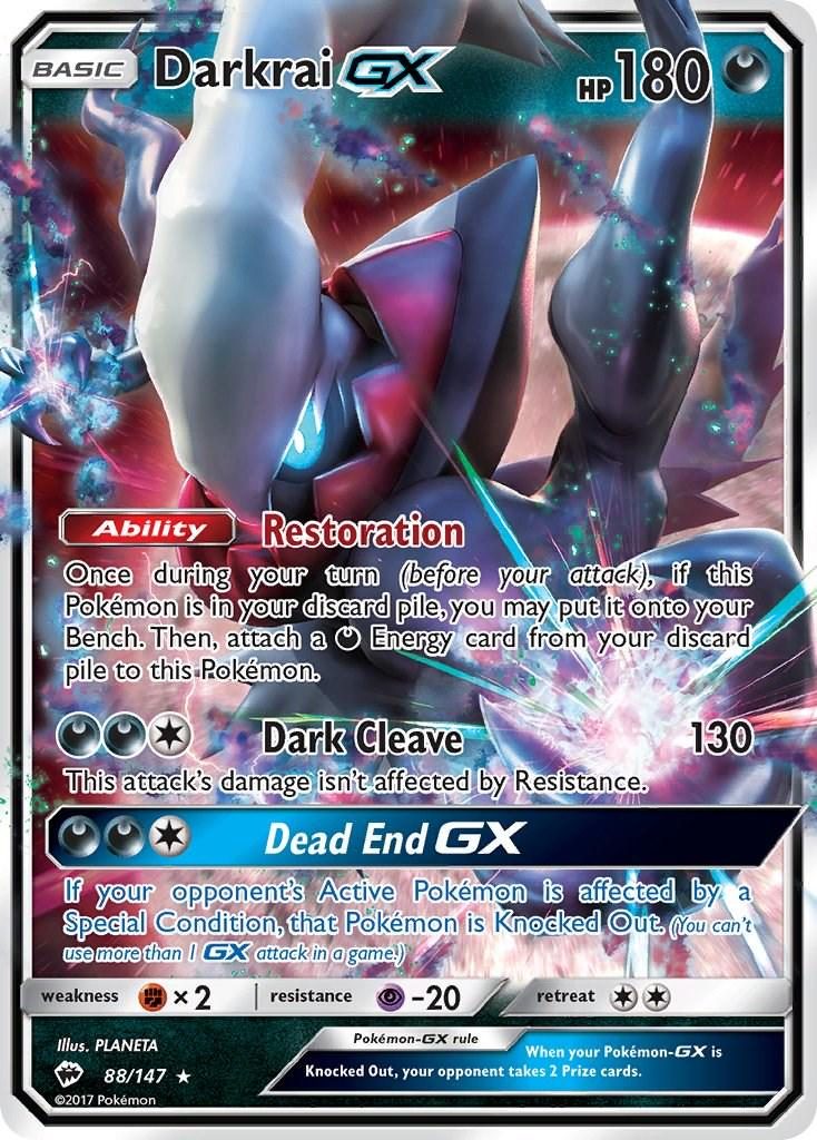 d2584d4f12cdedd72f69357986c2e05f.jpg Darkrai GX #88/147 - Bilde 1