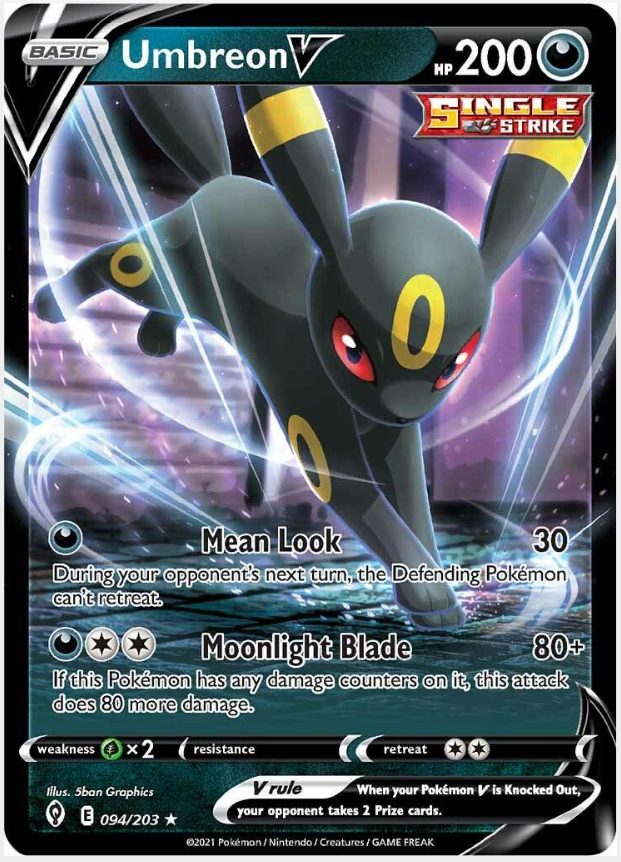 d3c3cbf4c568685cfcfb9a46c40402c5.png Umbreon V #094/203 - Bilde 1