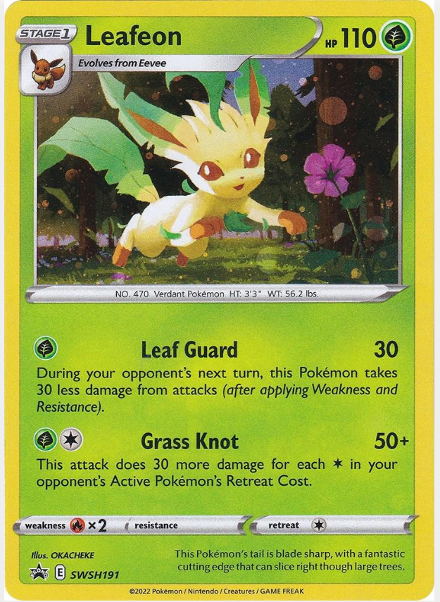f678bd49eb42169a3b2c101e65727412.png Leafeon #SWSH191 Promo - Bilde 1