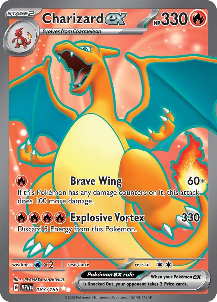 ffff09ea3b961a649b0f7b27d01df1ef.jpg Charizard EX #183/165 - Bilde 1