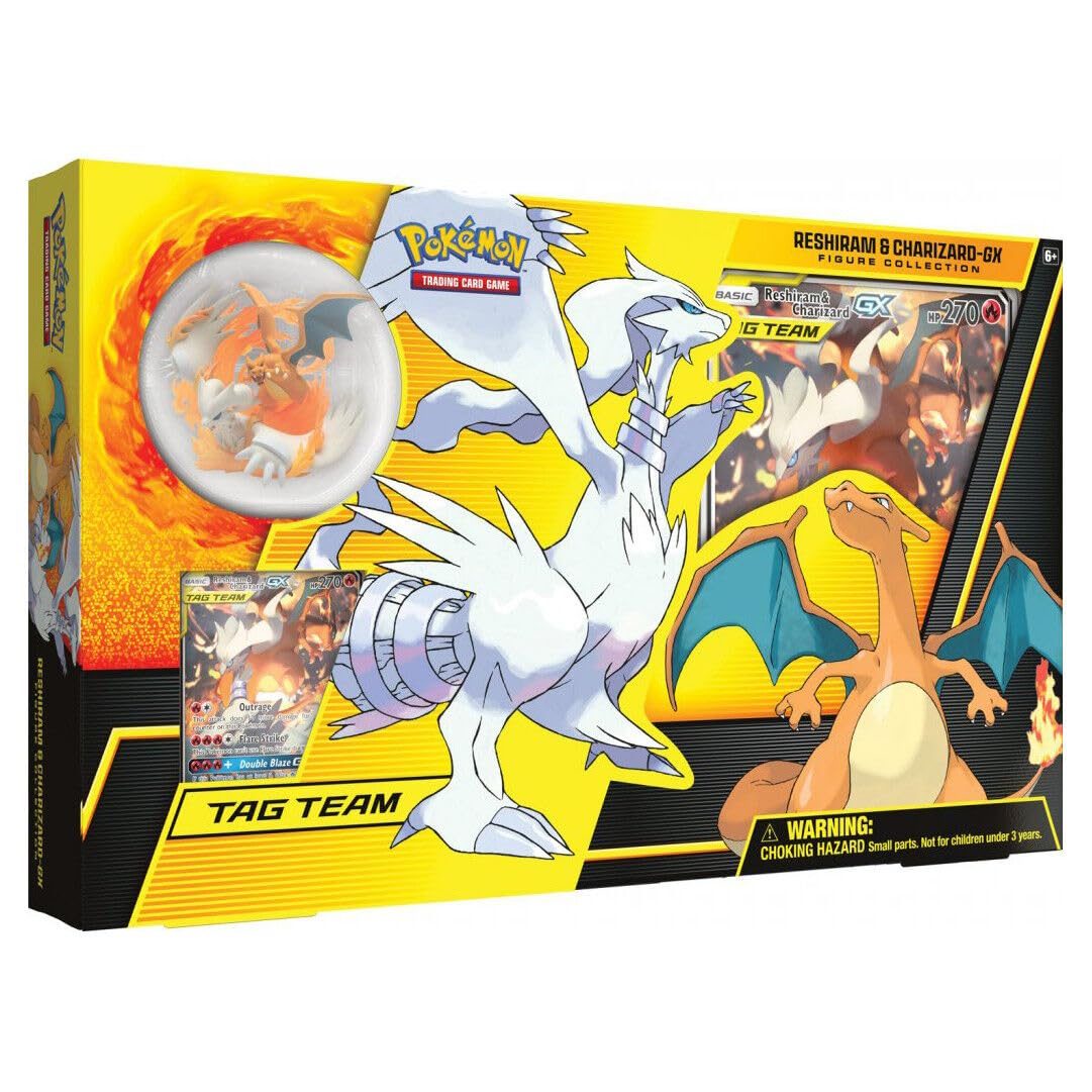 fd750fd9e2e3def6b426623d4c78a37b.jpg Reshiram & Charizard GX Tag Team Figure Collection (SKIP THE LINE) - Bilde 1