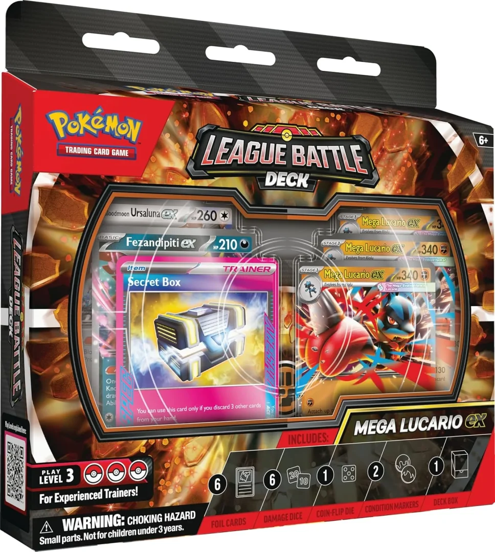 9f6f7cceb515077970eebb06abc0ee36.webp League Battle Deck - Mega Lucario EX - Bilde 1