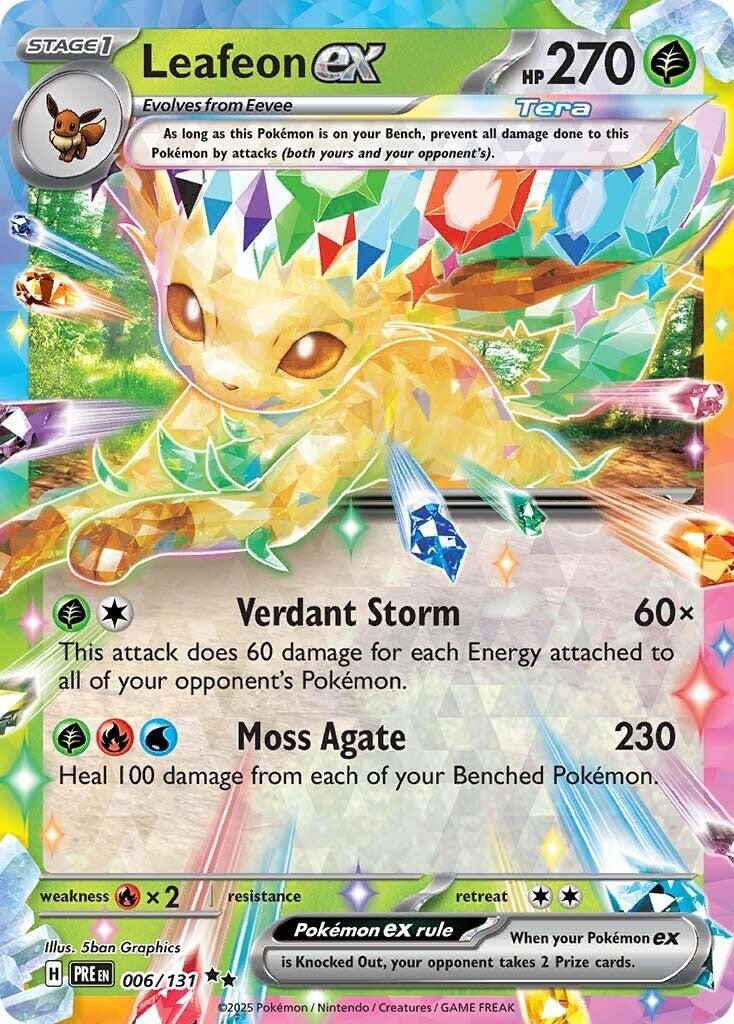 2936c547f039a15cd665ddfa10cbe8b6.jpg Leafeon EX 006/131 - Bilde 1