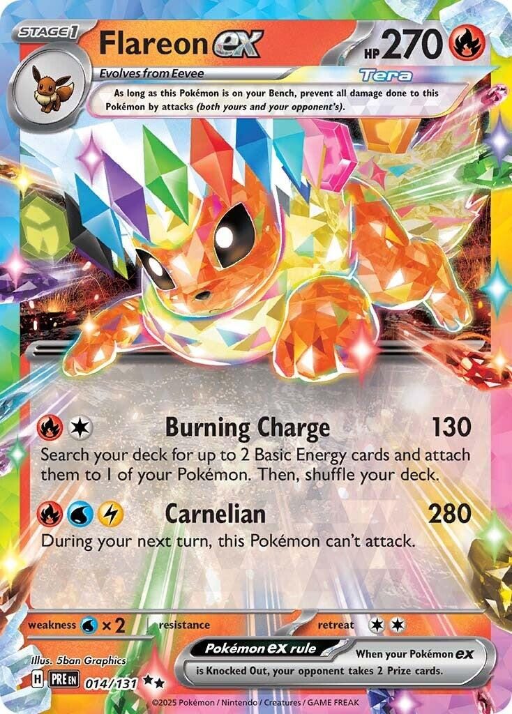 a0932876ba1e9ecd3cbca8df861790b0.jpg Flareon EX #014/131 - Bilde 1