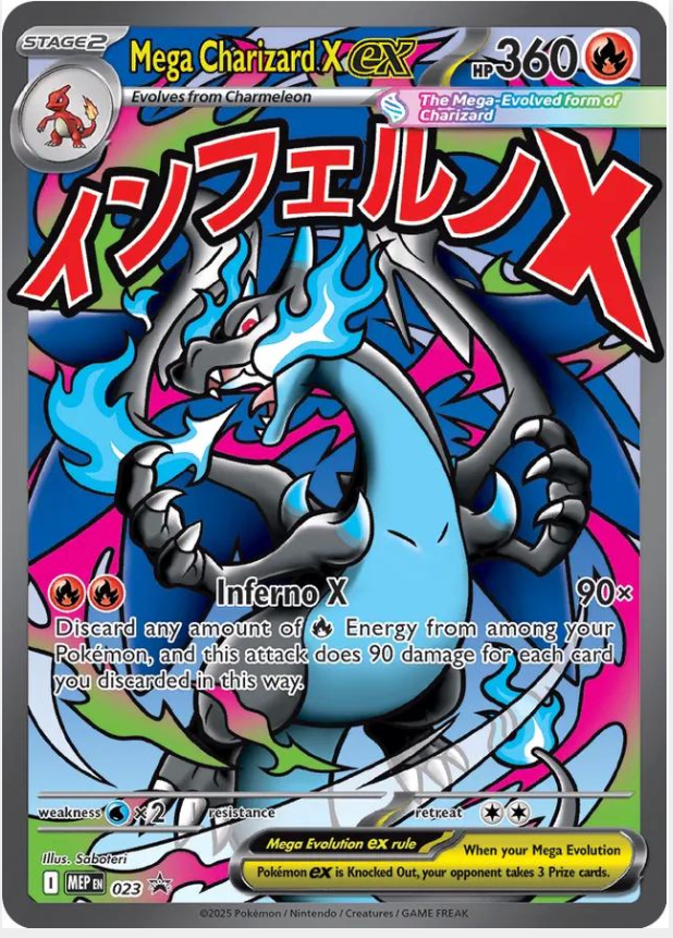 f7deb0c99f6d78abee242e468a01356f.png Mega Charizard X EX #23 Promo - Bilde 1