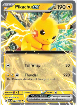 Pikachu ex #28/131