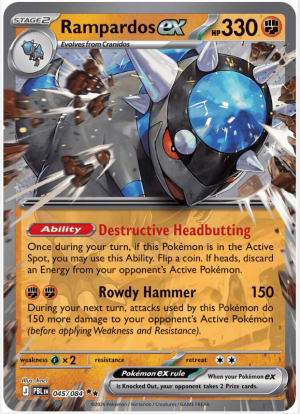 Rampardos ex #045/084