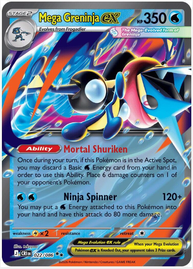 1283300201443621515cb417a7da2d56.png Mega Greninja ex 022/086 - Bilde 1