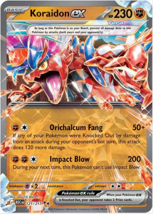 Koraidon ex #121/217