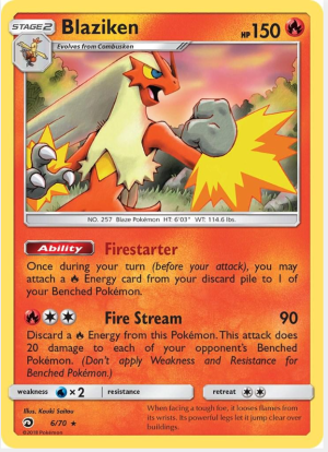 Blaziken #6/70 [Holo]