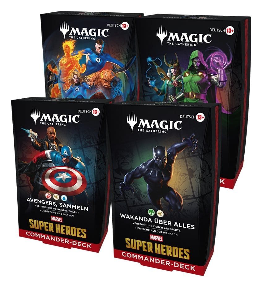 1fa98e612b0ecd596adaccc2afa0b804.jpg Magic The Gathering Super Heroes Commander Deck - Bilde 1