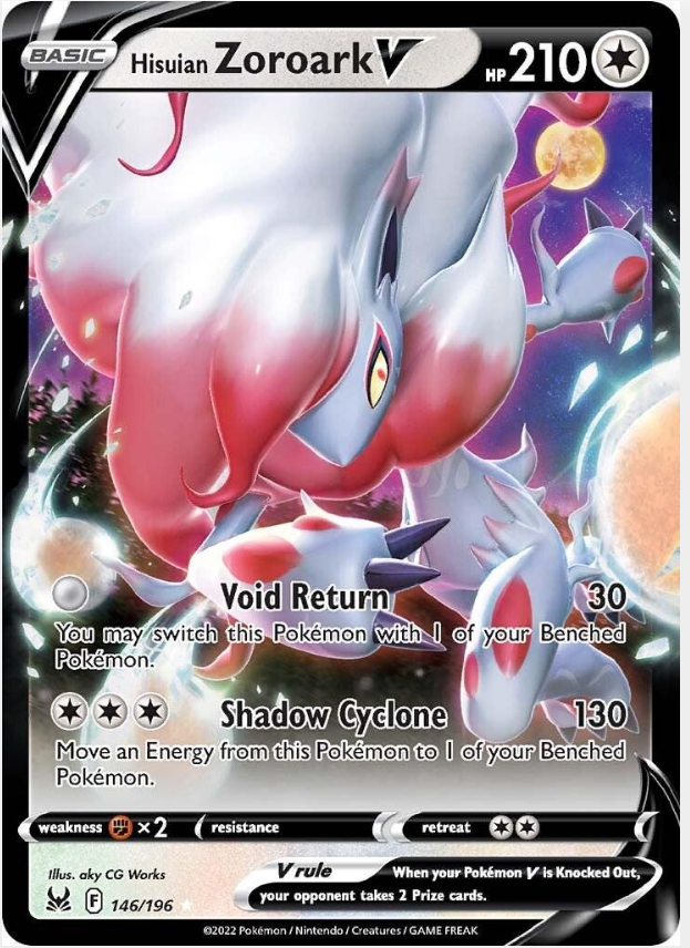 2031f64c9630acc394968085ff27e004.png Hisuian Zoroark V #146/196 - Bilde 1