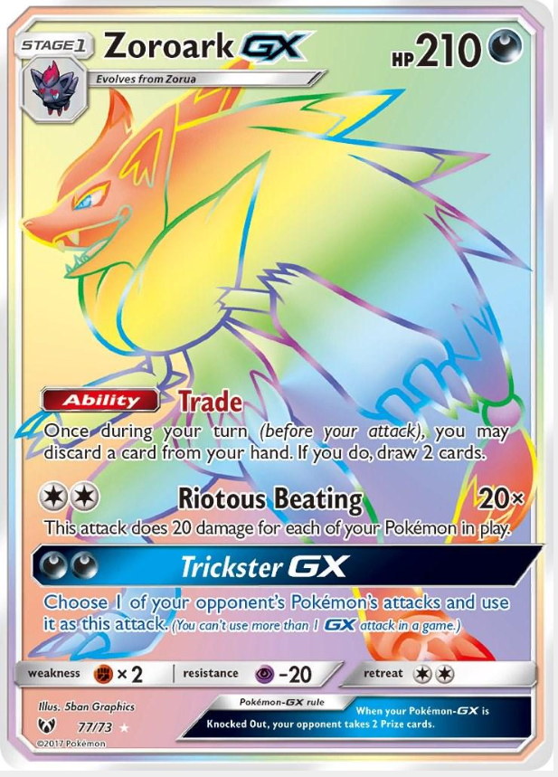 383cea8bd7153d21f328f5a41fbdcd36.png Zoroark GX 77/73 - Bilde 1