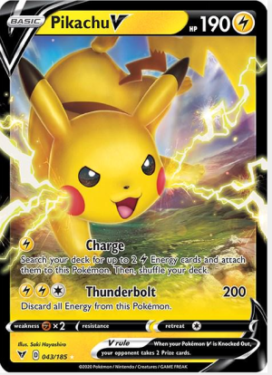 Pikachu V #043/185
