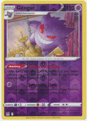 Gengar [Reverse Holo] 66/196