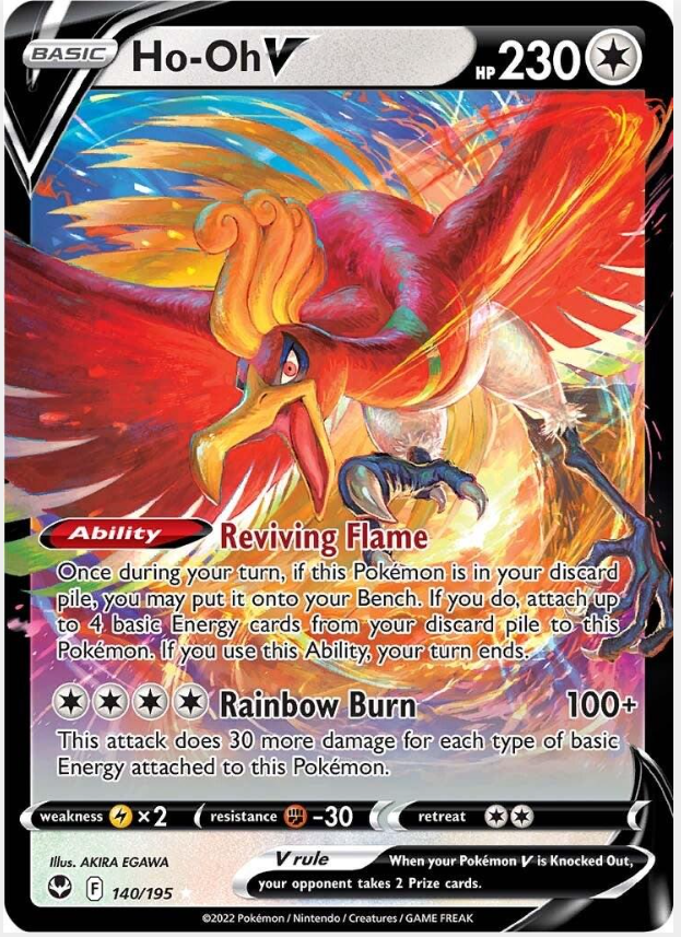 5d051fe2d9818cea639eb76b30c827e0.png Ho-Oh V #140/195 - Bilde 1