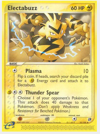663ee479a69a6ca41f1925574a9ff0ab.png Electabuzz #35/100 - Bilde 1