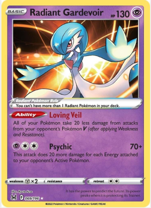 Radiant Gardevoir #69/196