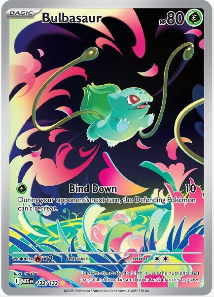 6e4c597f858525c461d2bd79bc9453b1.png Bulbasaur 133/132 - Bilde 1