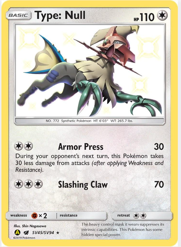 706a5370000ebc09649a79d5507db727.png Type: Null #SV45 Pokemon Hidden Fates - Bilde 1