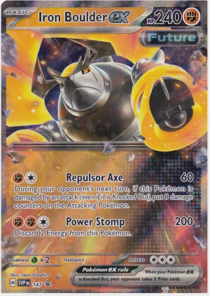 Iron Boulder Ex #147 Promo