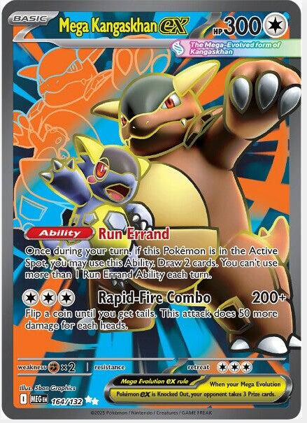 a28a37e9b83120155de914103d55e6ba.png Mega Kangaskhan ex #164/132 - Bilde 1