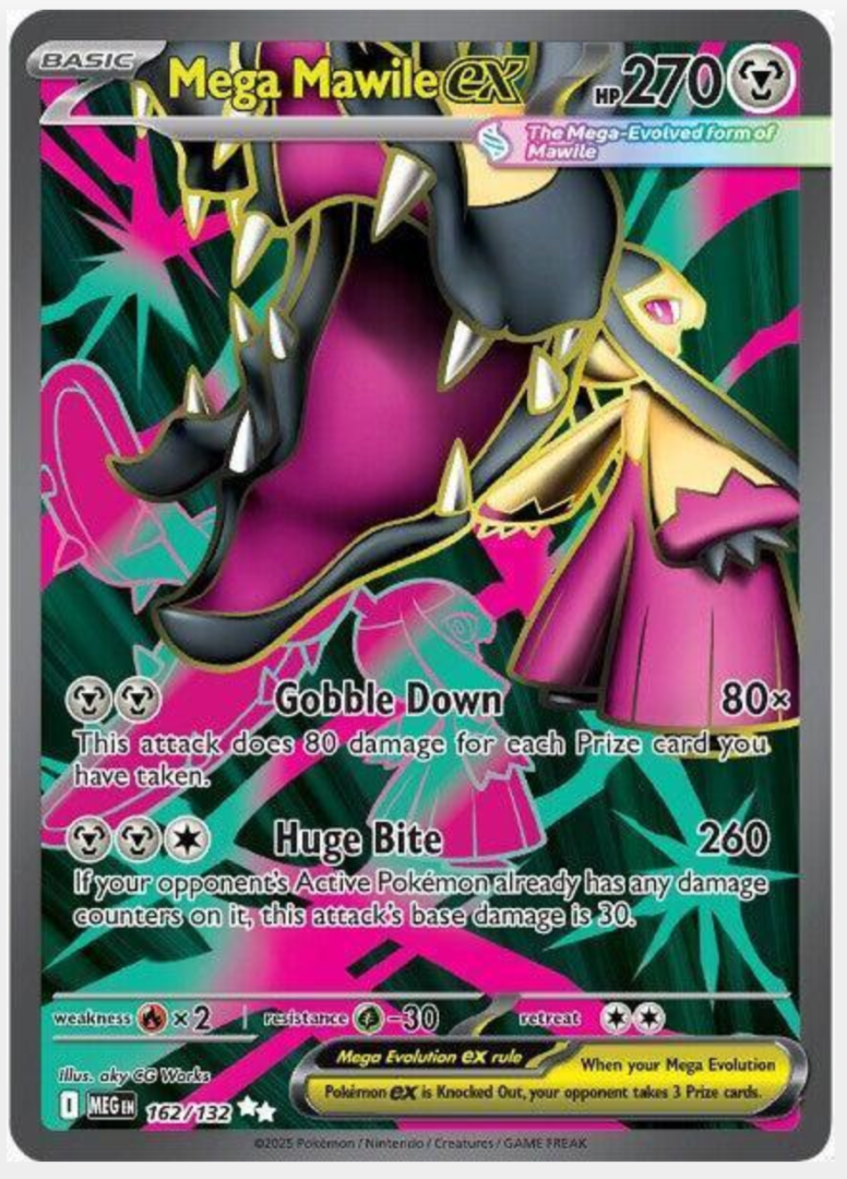 ae5ffcd2d20893fc1ee1d39c7f35691c.png Mega Mawile #162/132 - Bilde 1