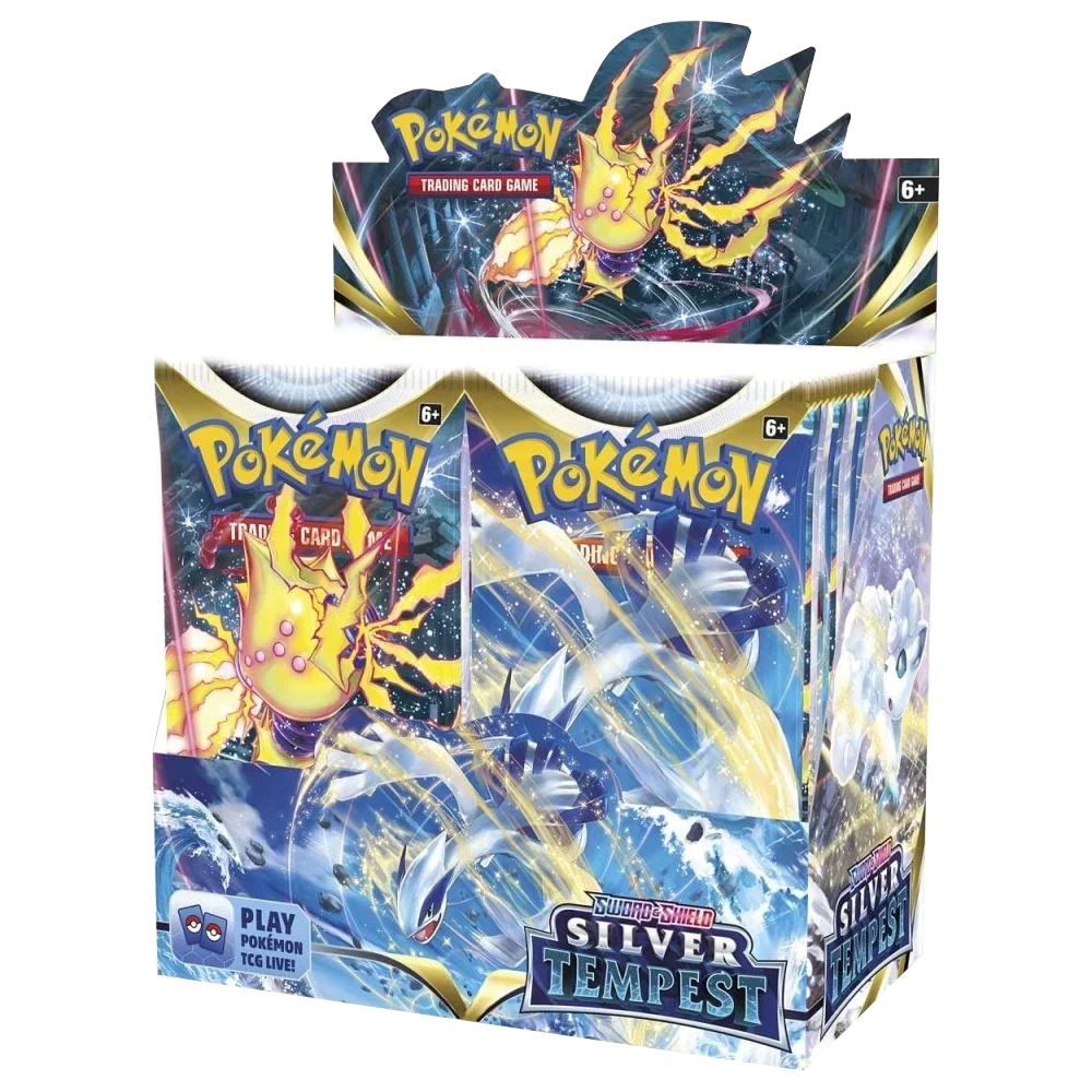 aafdb88d0530618f2ac73217bca8ab78.webp Silver Tempest Boosterbox - Bilde 1