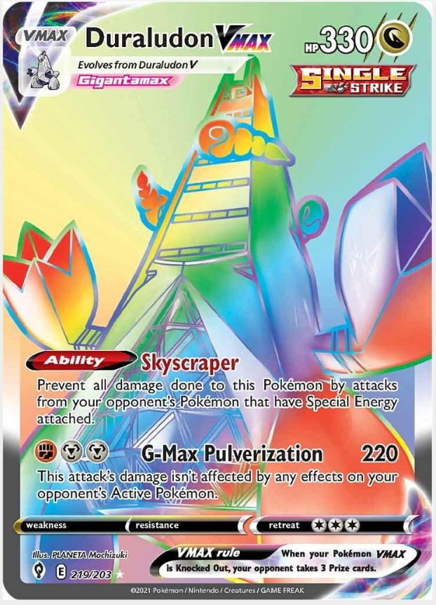 acb33e822e100c3ef3997e05aacd54d2.png Duraludon VMAX 219/203 - Bilde 1