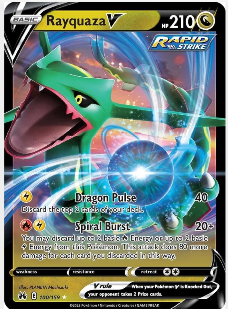 befc8700e899face02f60062ea75661f.png Rayquaza V #100/159 - Bilde 1
