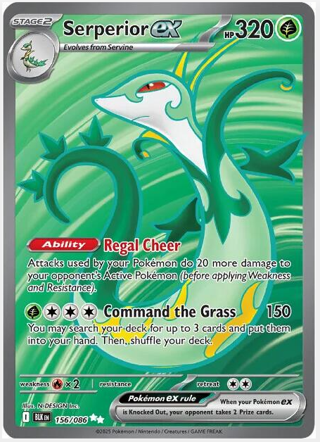bf92e7aa916518b10a969f93b0889ca3.png Serperior ex #156/086 - Bilde 1
