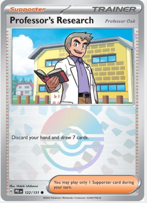 Professor's Research: Professor Oak #122/131 [Poke Ball]