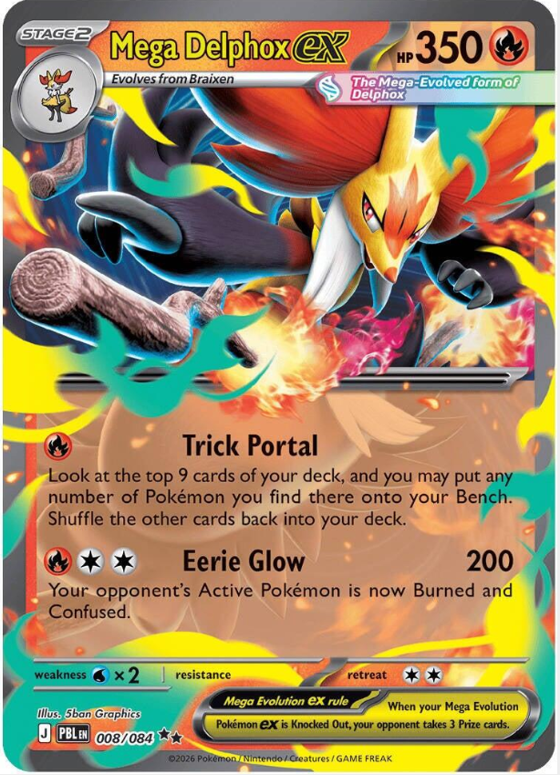 ce9a6efccccdf69143f050d7803a30d6.png Mega Delphox ex #008/084 - Bilde 1