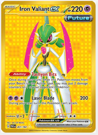 def866d75064dabe0ca4a02705b25270.png Iron Valiant ex #261/182 - Bilde 1