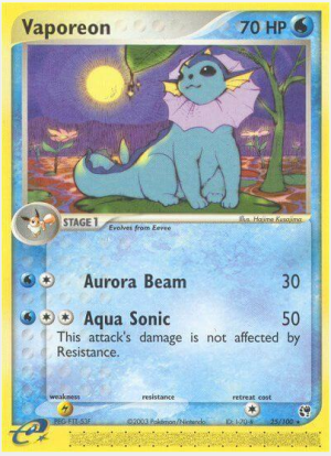 Vaporeon #25/100