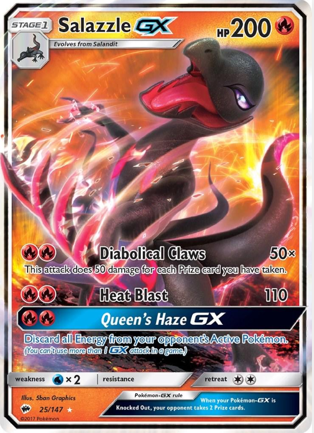 ed6e04d484b8419fea2ffd8d573d5f97.png Salazzle GX #25/147 - Bilde 1